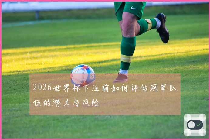 2026世界杯下注前如何评估冠军队伍的潜力与风险